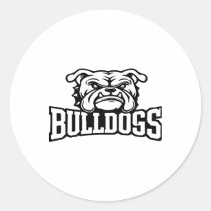 Adesivo Mascote Bulldogs De Volta ao Espírito de Equipe Es