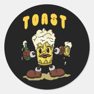 Adesivo Mascote da Torrada de Cerveja