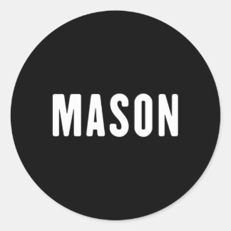 Adesivo Mason First Name