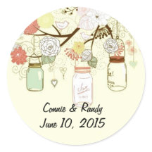 Mason Jar Monograma