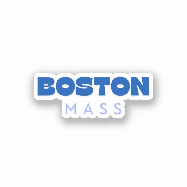 Adesivo Massa de Boston (Frente)