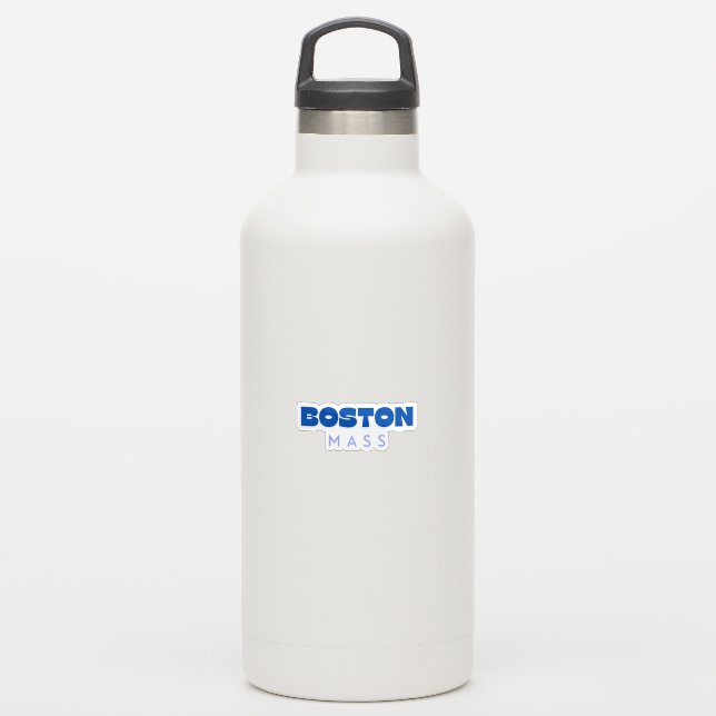 Adesivo Massa de Boston (Garrafa d'água)