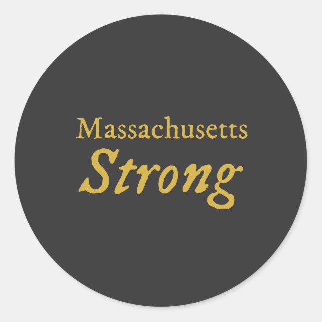 Adesivo Massachusetts Strong (Frente)