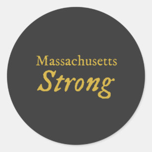 Adesivo Massachusetts Strong
