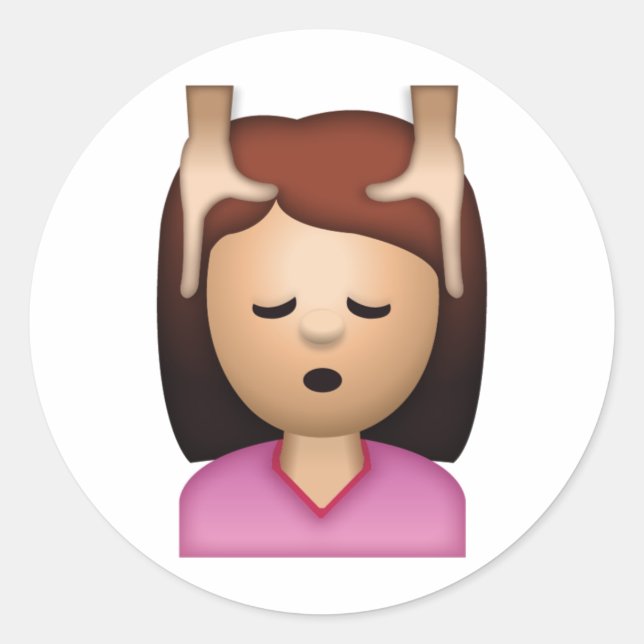 Adesivo Massagem de Rostos - Emoji (Frente)