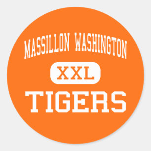 Adesivo Massillon Washington - tigres - alto - Massillon