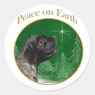 Adesivo Mastiff (brindle) Paz