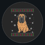 Adesivo Mastiff Christmas Sweet Xmas Pet Animal Dog Love<br><div class="desc">Mastiff Christmas Sweet Xmas Pet Animal Dog Lover</div>