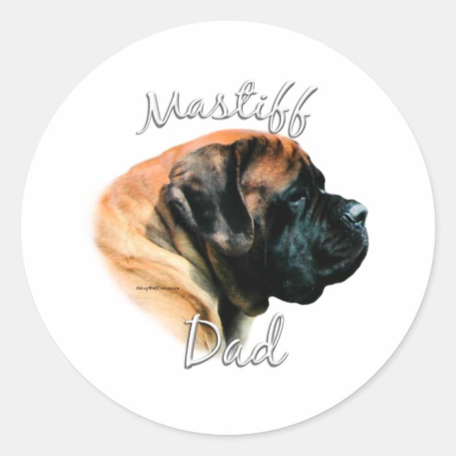 Adesivo Mastiff (damasco) Pai 2 (Frente)