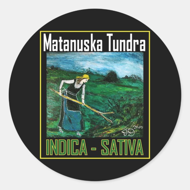 ADESIVO MATANUSKA TUNDRA INDICA SATIVA (Frente)