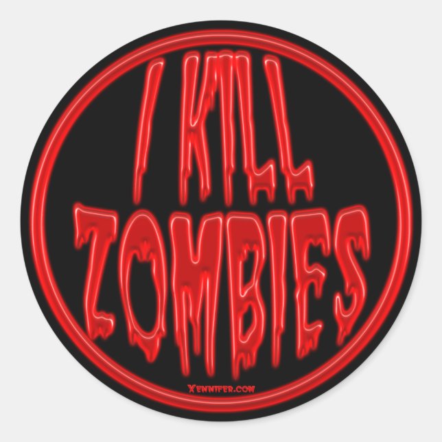 Adesivo Matar "Zombies Stickers (Frente)
