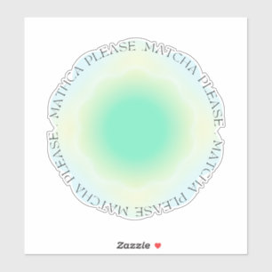 Adesivo matcha, por favor