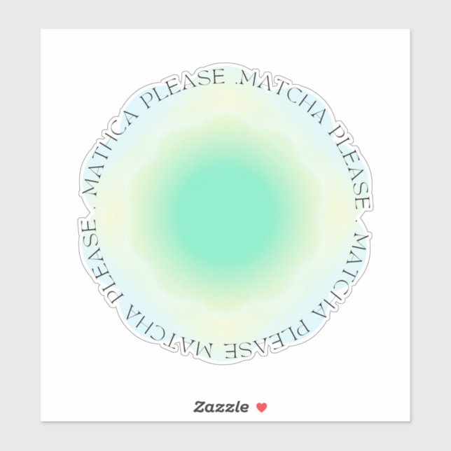 Adesivo matcha, por favor (Folha)