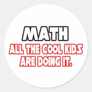 Adesivo Matemática... Crianças Legal