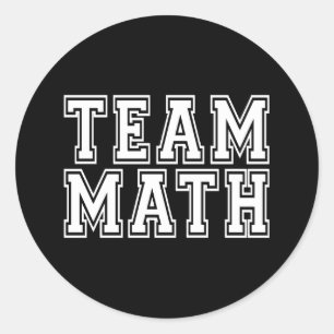 Adesivo Matemática da equipe
