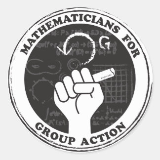 Adesivo Matemáticos para defensores de ação em grupo