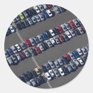 Adesivo Material sobre o estacionamento