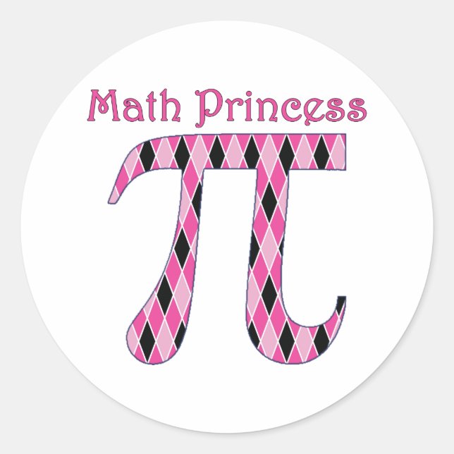 Adesivo Math Princess Pink and Black.png (Frente)