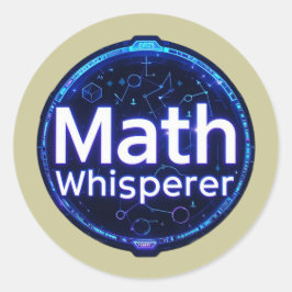 Adesivo Math Teacher Math Whisperer