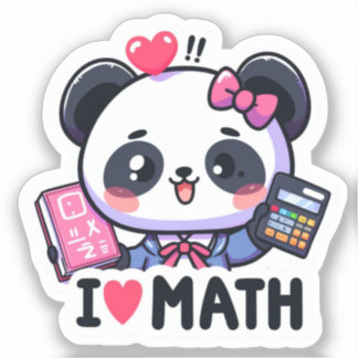 Adesivo Math Whiz Panda