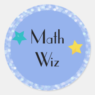 Adesivo Math Wiz com Estrelas