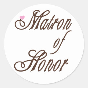 Adesivo Matrona de marrons elegantes da honra