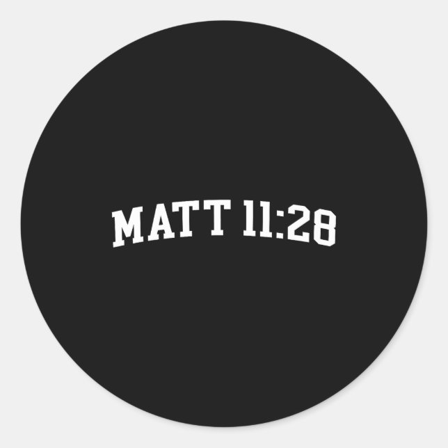 Adesivo Matt 11_28  (Frente)