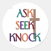 Matt 7:7 presente cristão personalizável