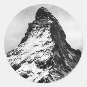 Adesivo Matterhorn, cumes preto e branco