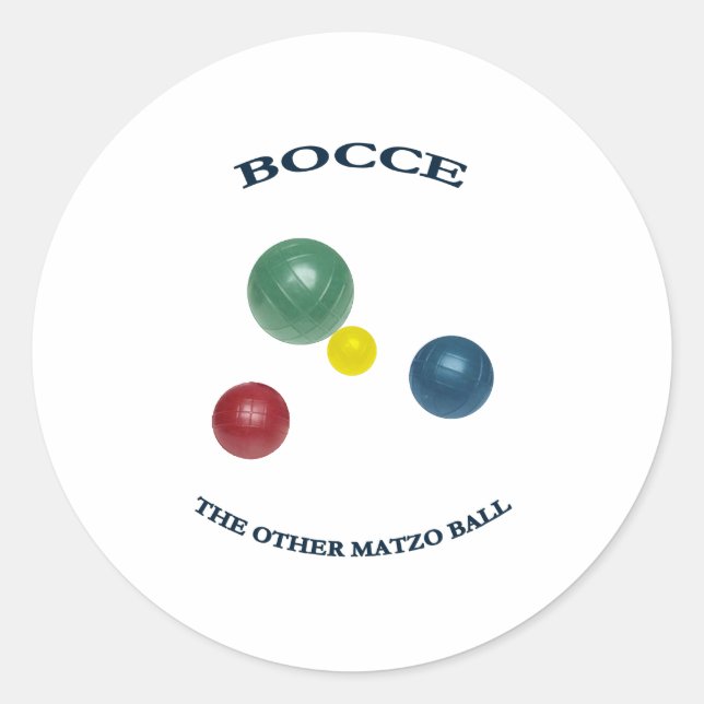 Adesivo Matzo Bocce Ball (Frente)