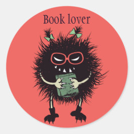 Adesivo Mau Book Lover Character - Leitura Acentuada