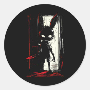 Adesivo Mau Coelho Coelho Horrente Slasher Portas Nervosas