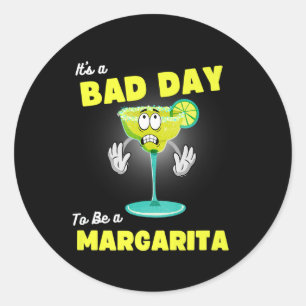 Adesivo Mau Dia Para Ser Uma Margarita Engraçada Cinco De