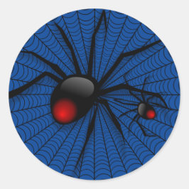 Adesivo Mau do Dia das Bruxas preto de Viúva Assustadora W