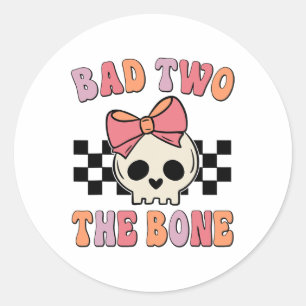 Adesivo Mau Dois O Aniversário Do Osso, 2 Anos De Idade, C