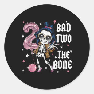 Adesivo Mau Dois O segundo De Menina Bi Do Bone Party Deco
