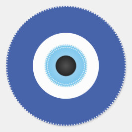 Adesivo Mau grego azul branco