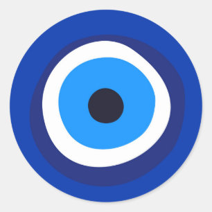 Adesivo mau, símbolo dos olhos, árabe-turco, talismã