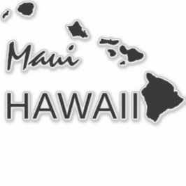 ADESIVO MAUI - ILHAS HAWAII