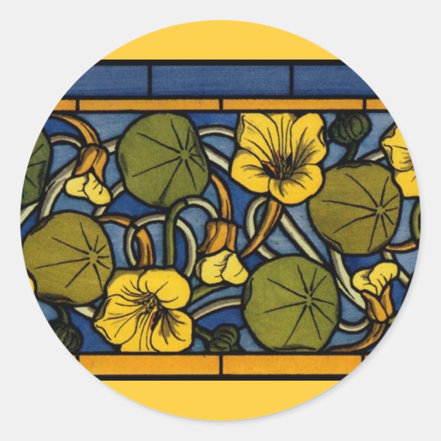 Adesivo Maurice Pillard ( dit Verneuil ) Arte Floral Nouve (Frente)