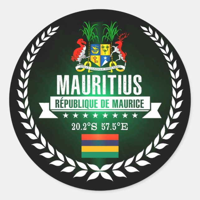 Adesivo Maurícia (Frente)