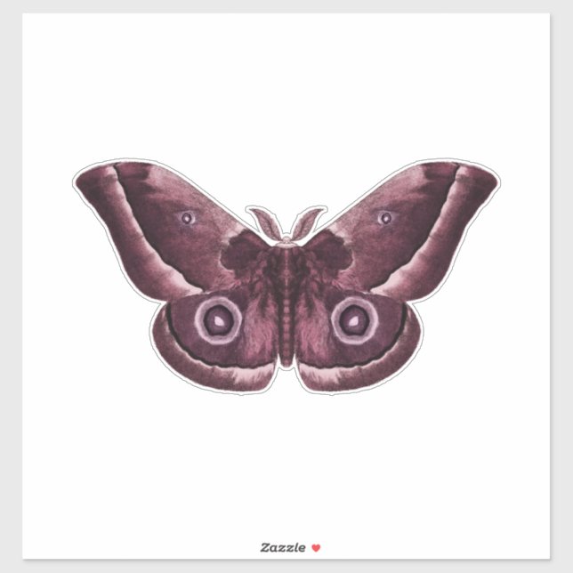 Adesivo Mauve Gothic Moth (Folha)