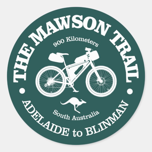 Adesivo Mawson Trail (ciclismo) (Frente)