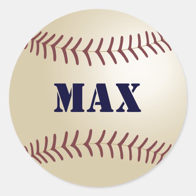 Adesivo Máx. de Baseball Sticker / Selo (Frente)