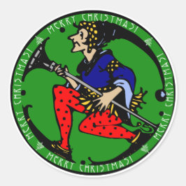 Adesivo Maxfield Parrish-y Christmas Elf