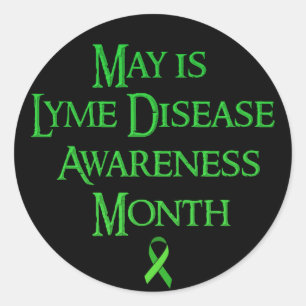Adesivo May is Lyme Disease Awarness Monge Stickers