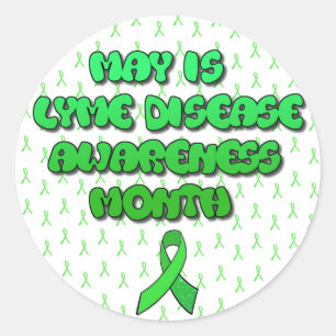 Adesivo May is Lyme Disease Awarness Monge Stickers