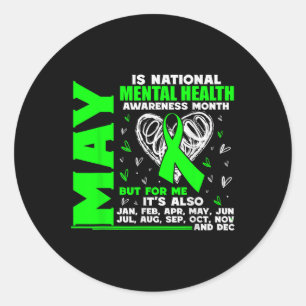 Adesivo May is National Mental Health Awarness Mont Posi