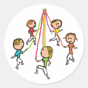Adesivo Maypole Dançando