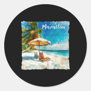 Adesivo Mazatlan México Belos Praias Alma das Palmeiras